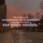 Sentires arrastrados: Crónica de un otoño