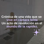 Vivir en cámara lenta: una revolución personal en un mundo acelerado