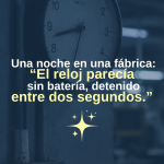 Una noche en una fábrica: cuando el tiempo no te pertenece