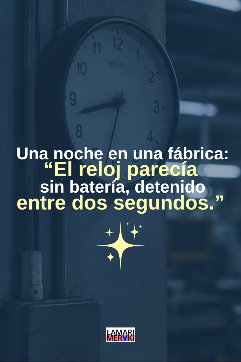 Una noche en una fábrica: cuando el tiempo no te pertenece